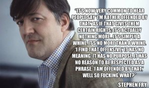 Stephen Fry on Offensive