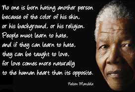 Nelson Mandela love vs hate