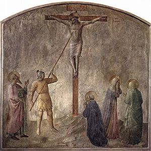 Fresco friar Angelico Dom Mon San Marco Florence c1440