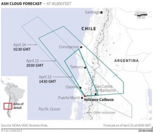 Calbuco Ash Cloud