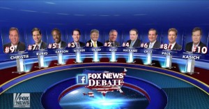 Top Ten GOP 1st Debate 2015