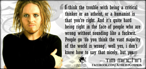 Tim Minchin on atheism