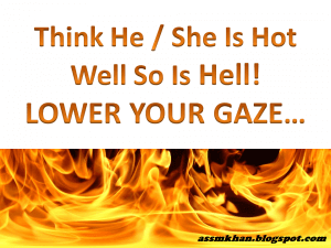 Lower your gaze