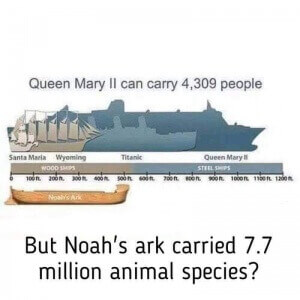 Ark size v QEII
