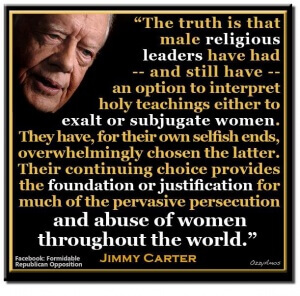 Jimmy Carter women religion