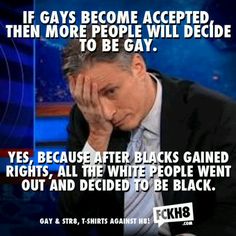 Jon Stewart on acceptance of gays