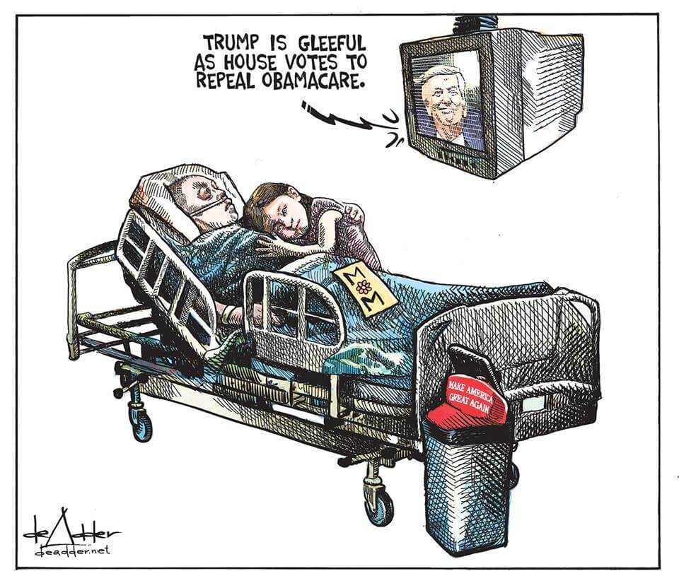 Anti-AHCA cartoon.