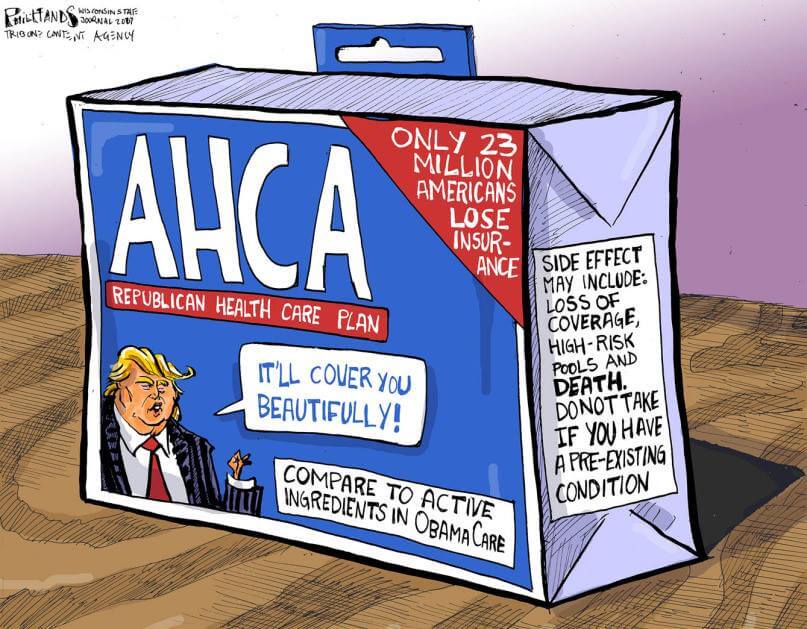 Anti-AHCA Cartoon