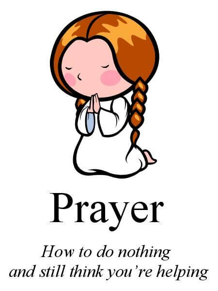 Prayer futility meme