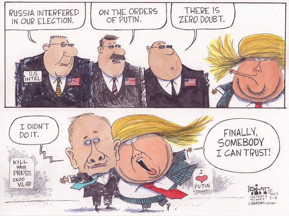 Trump Putin cartoon