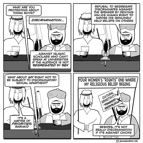 Jesus and Mo on Women's Rights