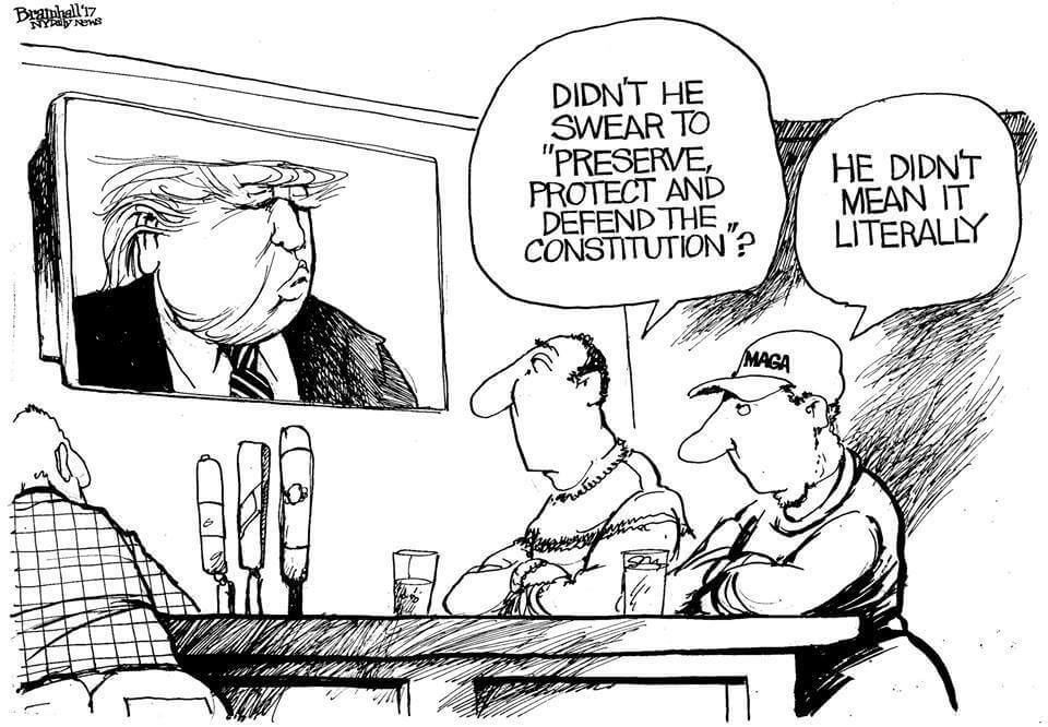 Trump cartoon