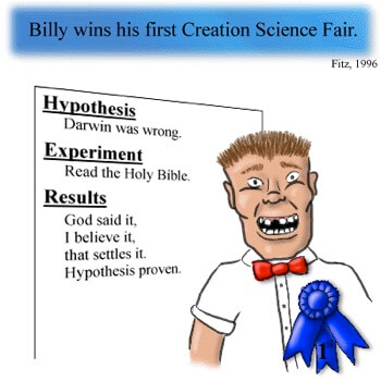 Creationism cartoon