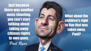 Meme: Paul Ryan quote anti-gun safety