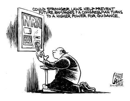 Gun safety cartoon