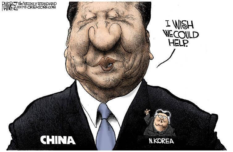 Cartoon: North Korea in China's pocket.