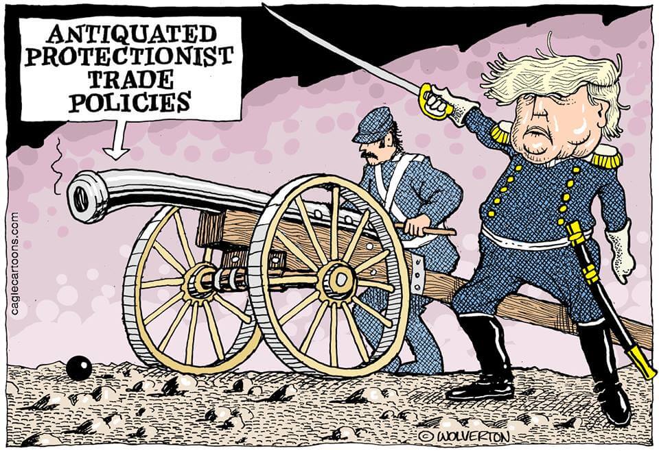 Trump Trade War cartoon