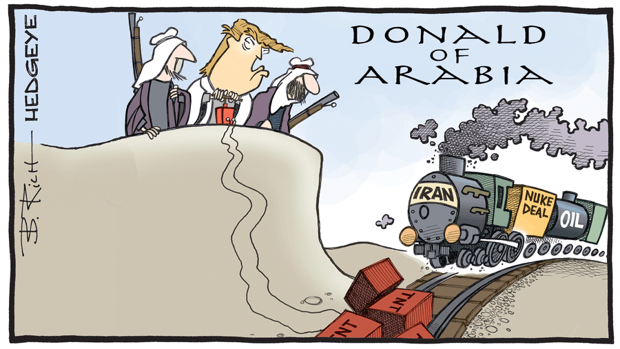 Cartoon: Trump blowing up JCPOA