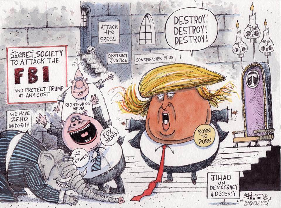 Trump cartoon