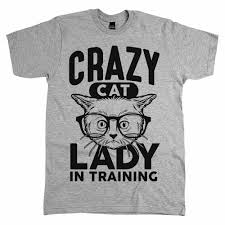 Crazy Cat Lady in Training T-Shirt for tweets