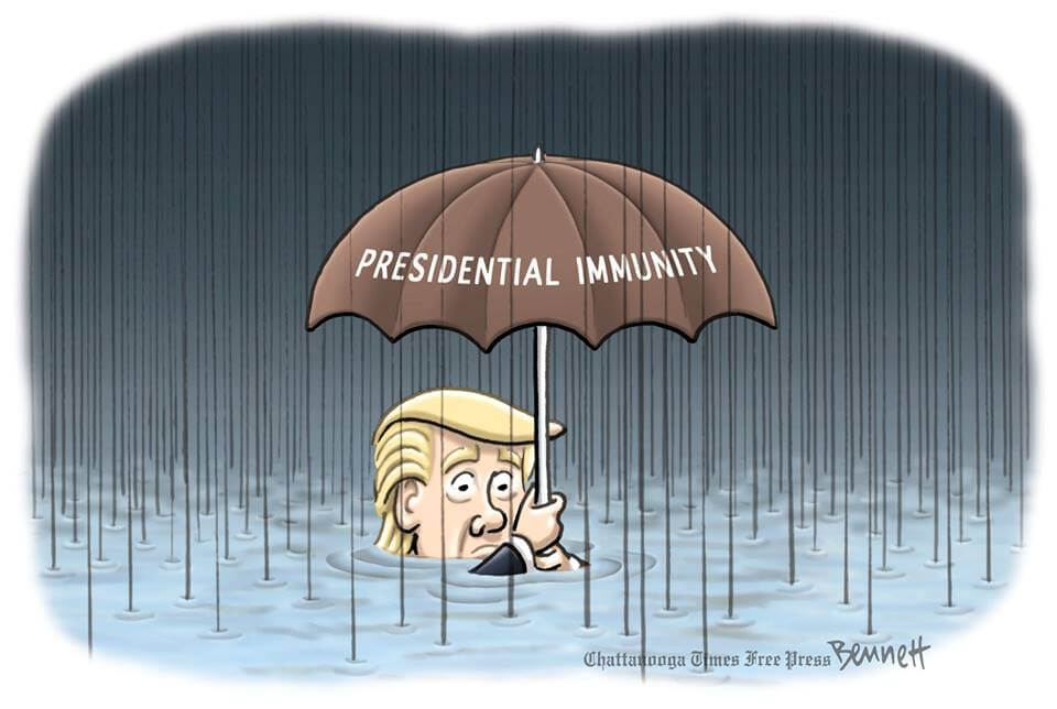 Cartoon Trump Immunity