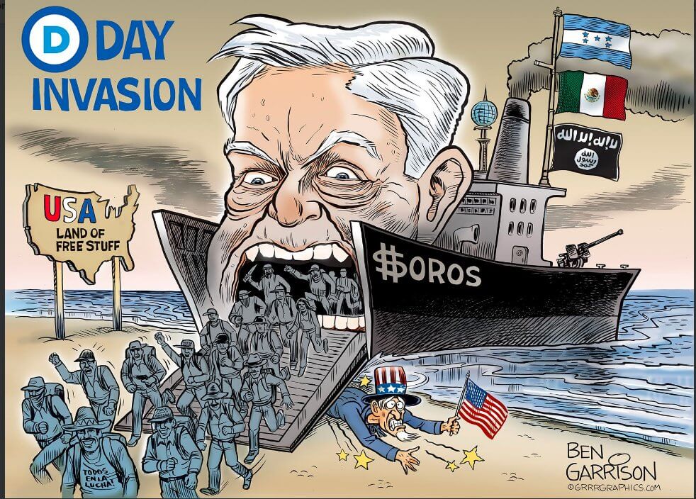 Anti Soros cartoon