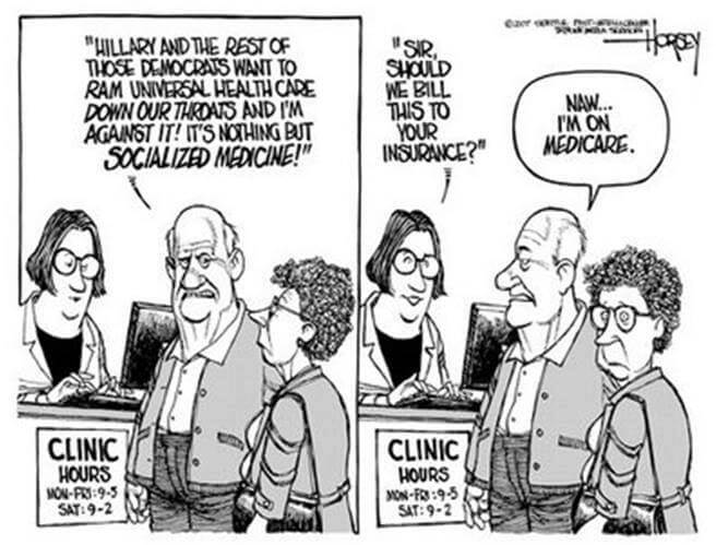 Cartoon: Medicare IS socialism